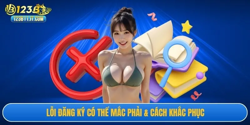 Lỗi đăng ký có thể mắc phải & cách khắc phục